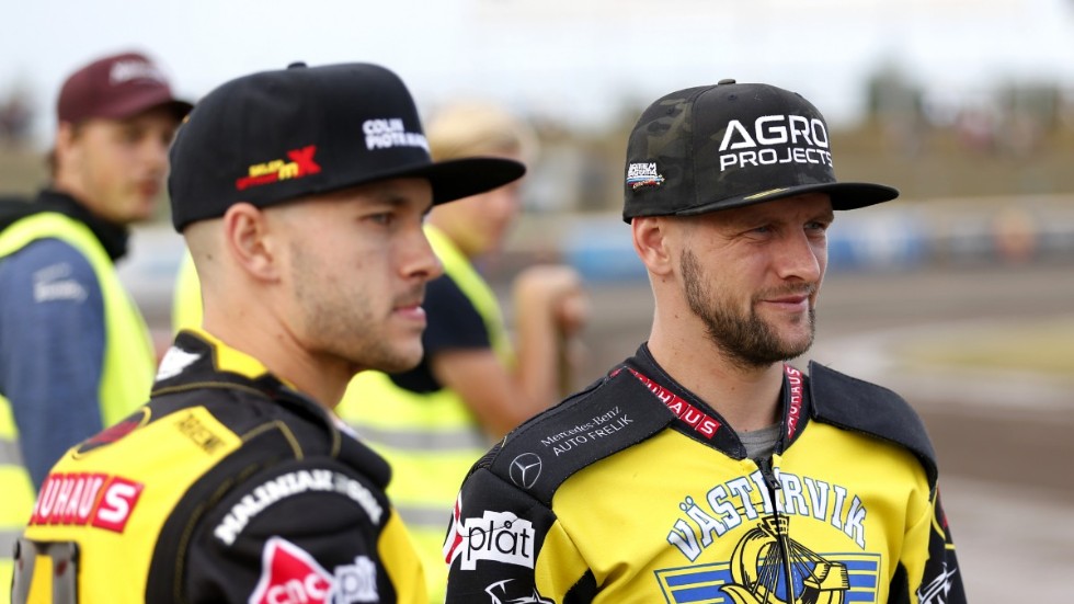Vadim Tarasenko och Artem Laguta är tillgängliga när det vankas SM-semifinaler för Västervik Speedway.