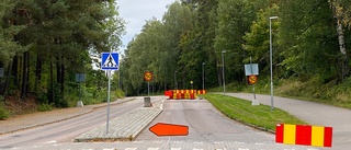 Stockholmsvägen avstängd två veckor