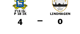 P 18 IK segrade mot Lindhagen på hemmaplan