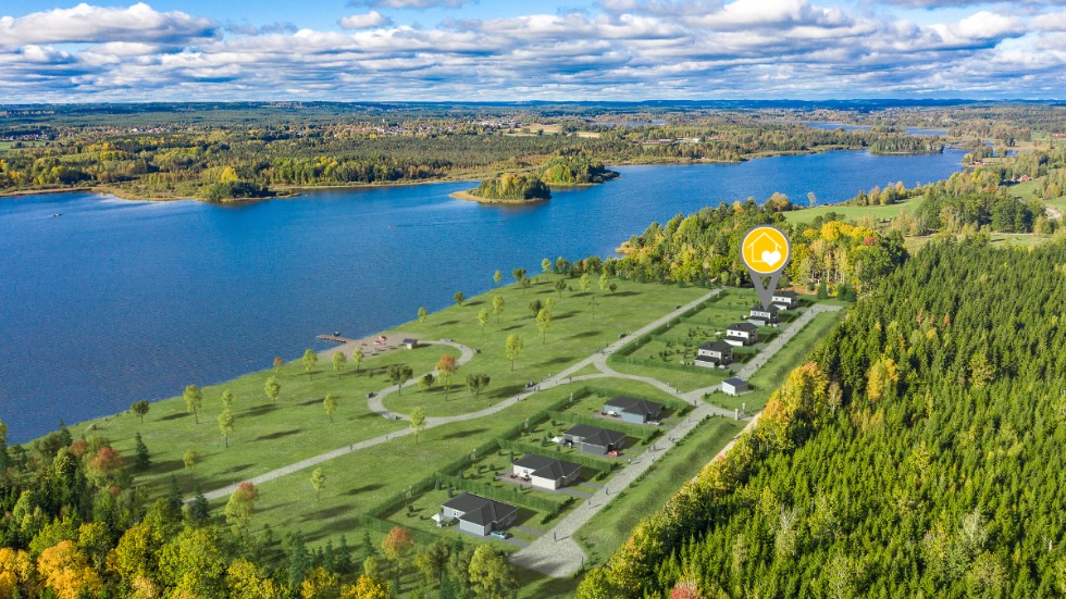 De exklusiva sjönära tomterna som är en del av projektet Wennerbjörke park är några av de dyraste tomterna som någonsin lagts ut till försäljning i Vimmerby.