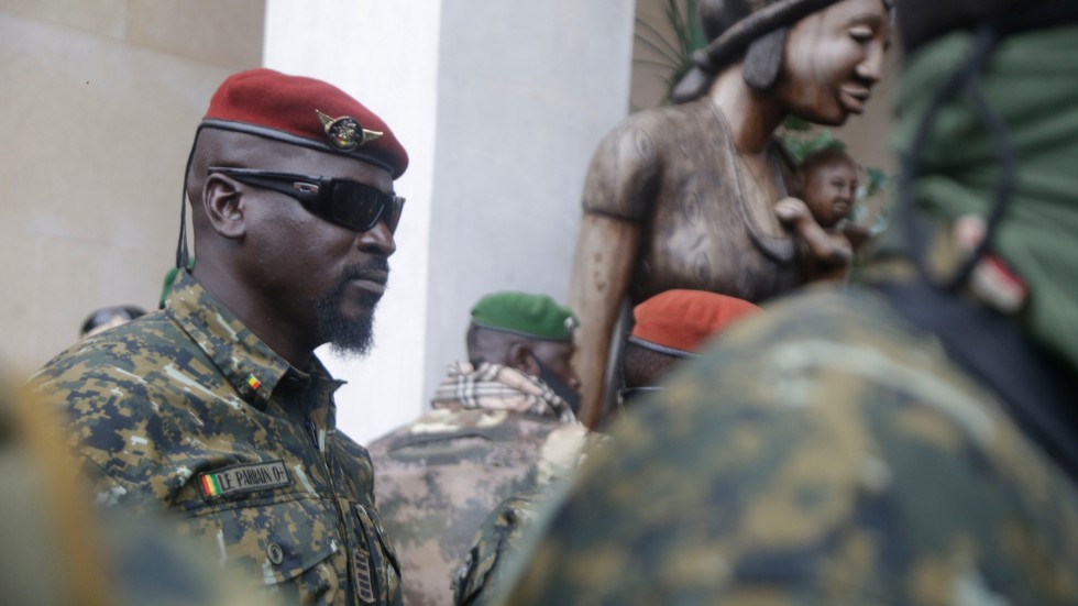Guineas juntaledare Mamady Doumbouya. Arkivbild.