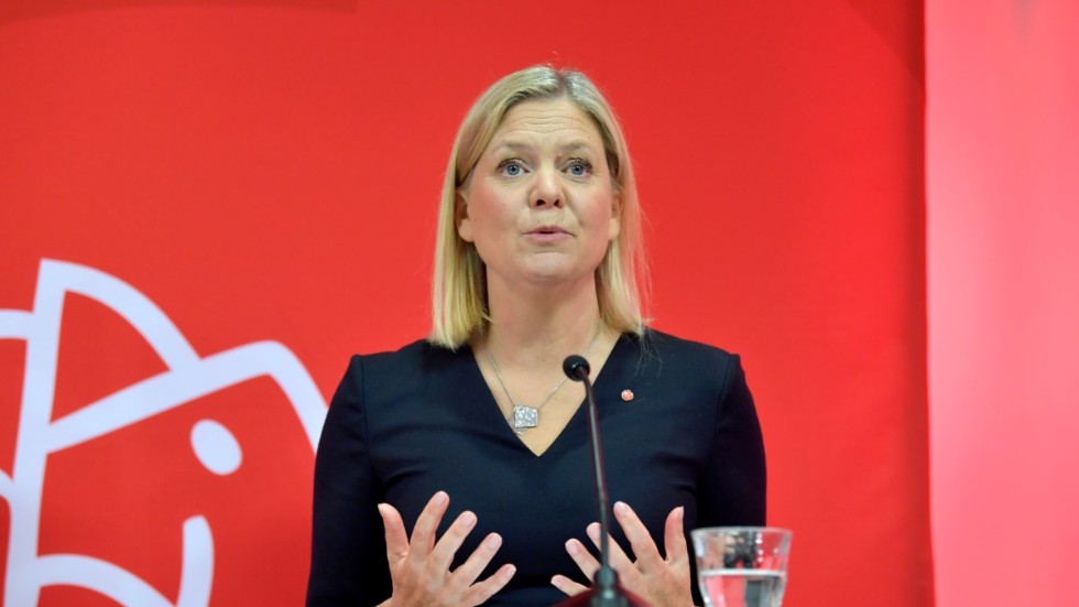 Finansminister Magdalena Andersson (S) väljs i dag till ny partiledare för Socialdemokraterna. Arkivbild.