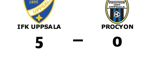 Segerraden förlängd för IFK Uppsala - besegrade Procyon