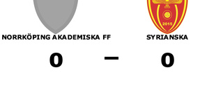 Norrköping Akademiska FF och Syrianska kryssade