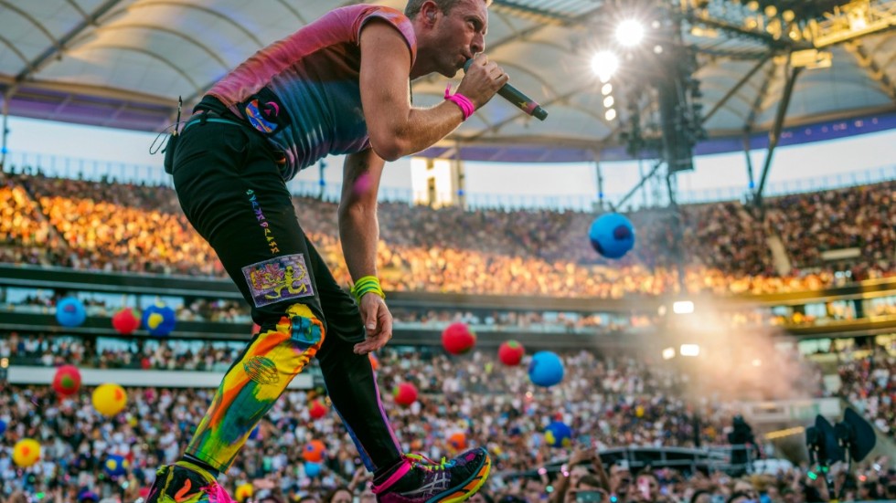 Chris Martin och hans Coldplay kommer till Sverige och Göteborg nästa sommar. Arkivbild.