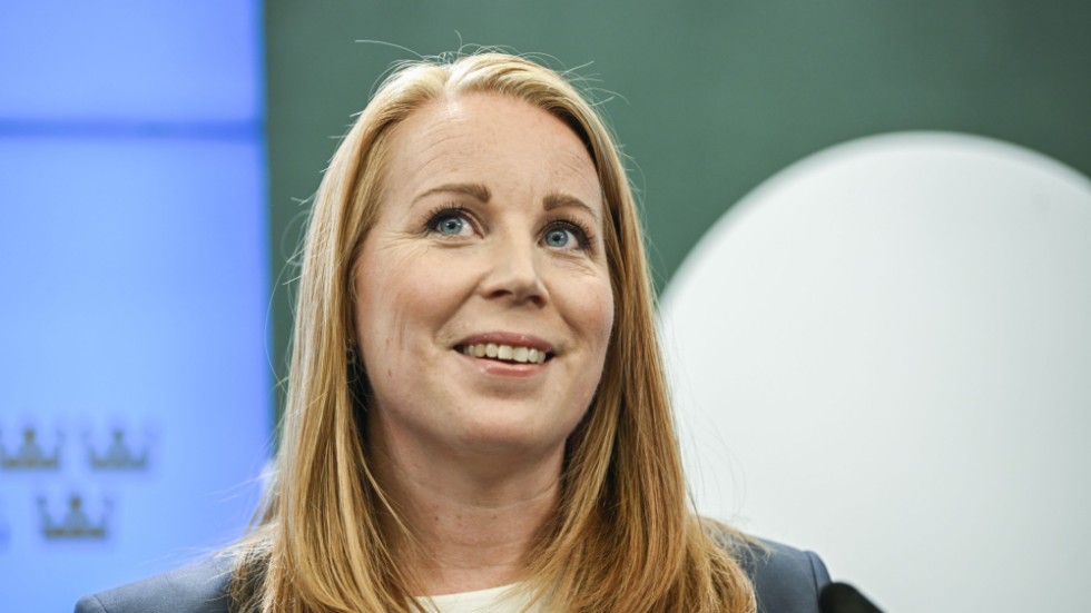 Centerns partiledare Annie Lööf (C) avgår i februari. Arkivbild.