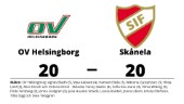 OV Helsingborg och Skånela kryssade efter svängig match