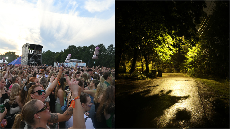 Som student deltar man gärna på festivaler och annat, men det skall också vara tryggt att ta sig hem på natten utan att bli överfallen, skriver en student.