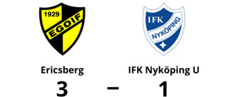 Ericsberg vann hemma mot IFK Nyköping U