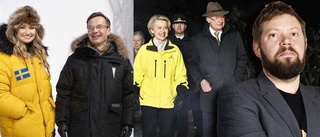 Fyra kategorier klädsel på toppmötet:  ✓ De som varit med förr ✓ Lånekläder ✓ Huttrande envisa ✓ Polarfararna