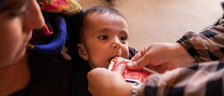 Barnen drabbas hårt av extrem hunger