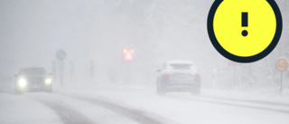 Snöfall och hårda vindar – stor risk för trafikstörningar