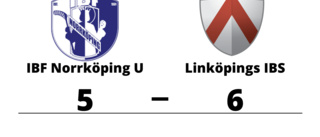 Linköpings IBS vann uddamålsseger mot IBF Norrköping U