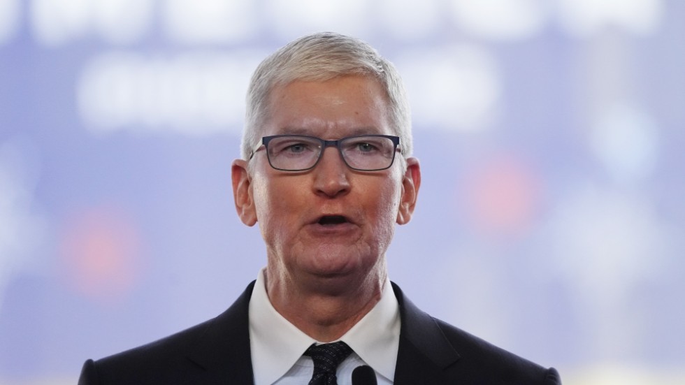 Tim Cook, vd för Apple. Arkivbild.