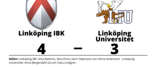 Uddamålsseger för Linköping IBK mot Linköping Universitet