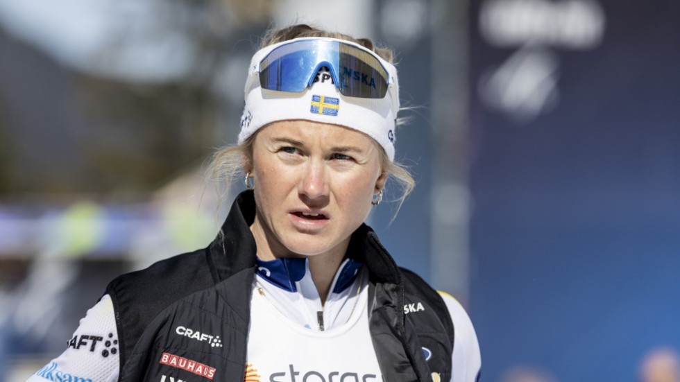 Maja Dahlqvist på plats i Planica inför skid-VM. Arkivbild.