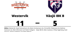 Westervik vann enkelt hemma mot Växjö IBK B