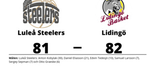 Luleå Steelers tappade serieledningen efter förlust i toppmötet