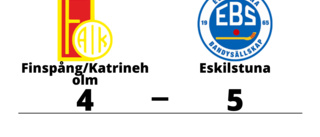 Eskilstuna slog Finspång/Katrineholm med uddamålet