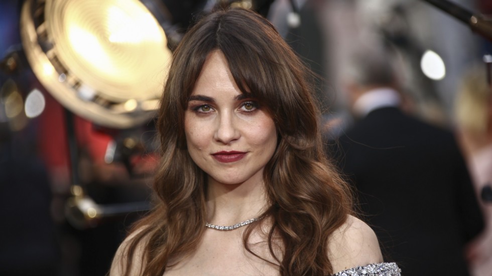 Tuppence Middleton vid premiären av "Downton Abbey: En ny era" i april. Nu ska hon porträttera Hollywoodikonen Elizabeth Taylor. Arkivbild.