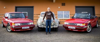 Mr Saab har bara ögon för ett bilmärke – äger sju Saabar från olika tidsperioder: "De har en själ på något sätt"