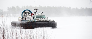 Kustbevakningens svävare krockade med träd i Luleå skärgård