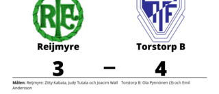 Tuff match slutade med förlust för Reijmyre mot Torstorp B