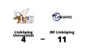 IBF Linköping utklassade Linköping Universitet på bortaplan
