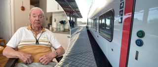 87-åring i rullstol tvingas ta tåget – eller betala 6000 för taxi