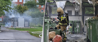 Brand i soprum i Skiftinge – misstänks vara anlagd