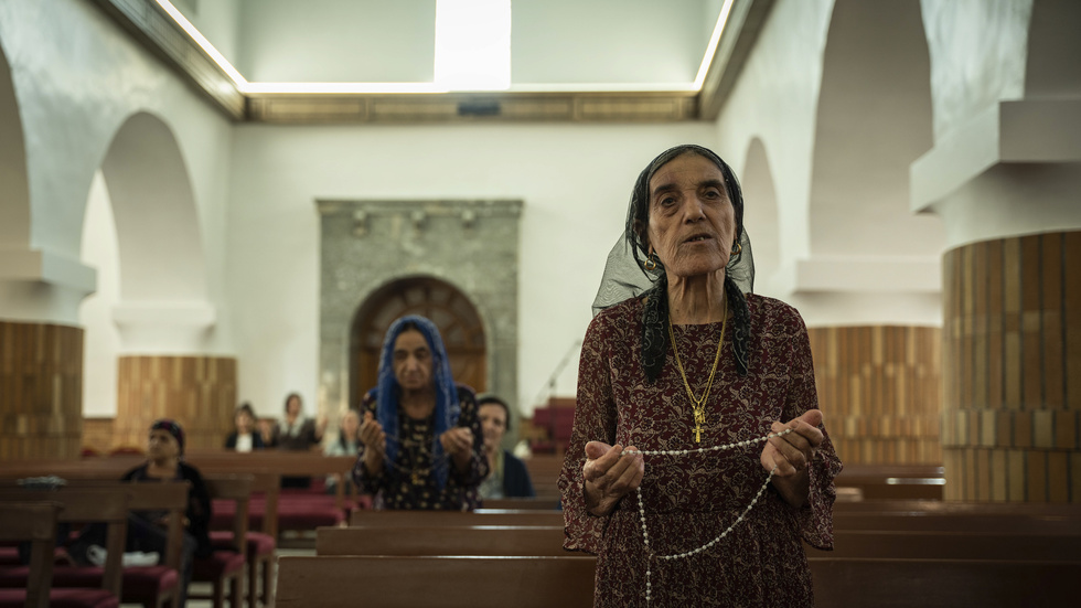 En kyrka i norra Irak. På 20 år har den kristna befolkningen nästan helt försvunnit.