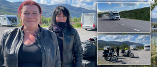Varmast i landet – då semestrar de på motorcykel längs fjällvägen