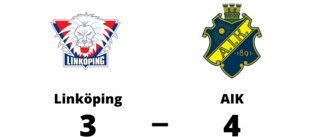 Straffar avgjorde när Linköping förlorade mot AIK