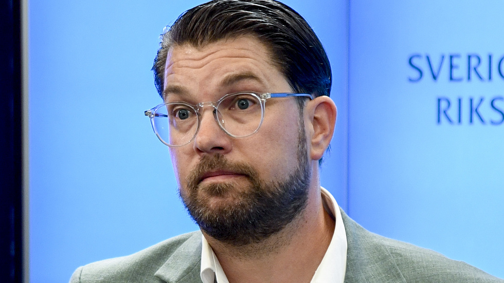 Sverigedemokraternas partiledare Jimmie Åkesson. Arkivbild.