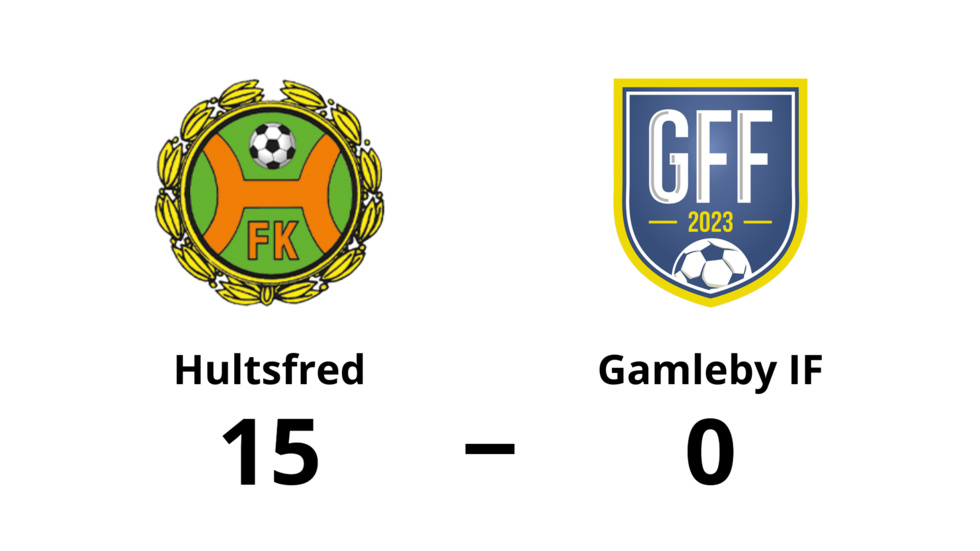 Hultsfreds FK vann mot Gamleby IF