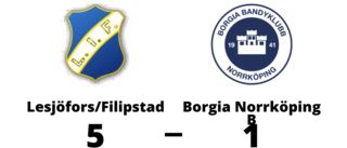 Förlust på bortaplan för Borgia Norrköping B mot Lesjöfors/Filipstad