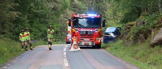 Bilist väjde för rådjur – körde av vägen utanför Almunge