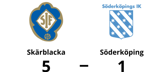 Tindra Gumér gjorde två mål när Skärblacka vann