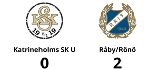 Råby/Rönö tog kommandot från start mot Katrineholms SK U