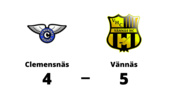 Vännäs har fyra raka segrar - vann mot Clemensnäs med 5-4
