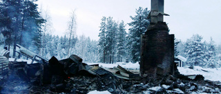 Byggnad brann ner i Arvidsjaur: ”Bortom räddning”