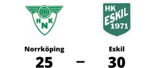 Eskil besegrade Norrköping med 30-25