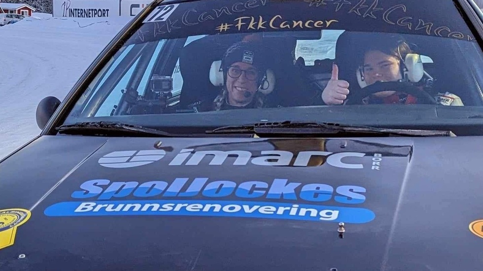 Madicken i glädjetårar efter rallyvinsten "Overkligt"
