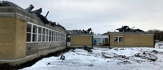 Här rivs skolan i Enköping för fullt