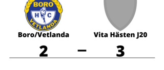 Uddamålsseger för Vita Hästen J20 mot Boro/Vetlanda