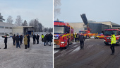 Hundratal fick evakuera lokalerna efter brand i fläktrum