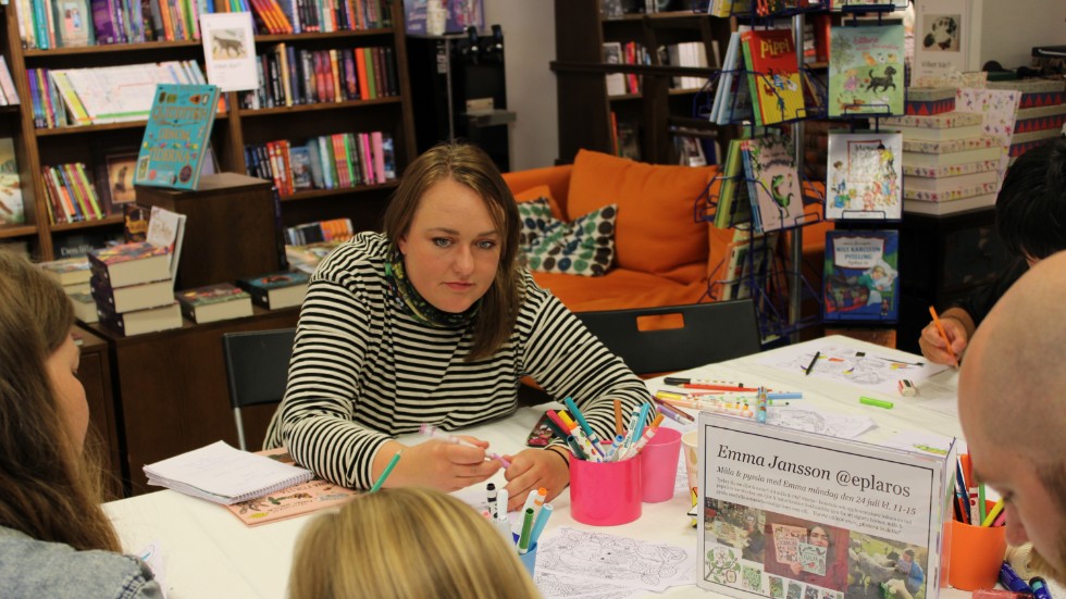 Författaren Emma Jansson möter sin målgrupp