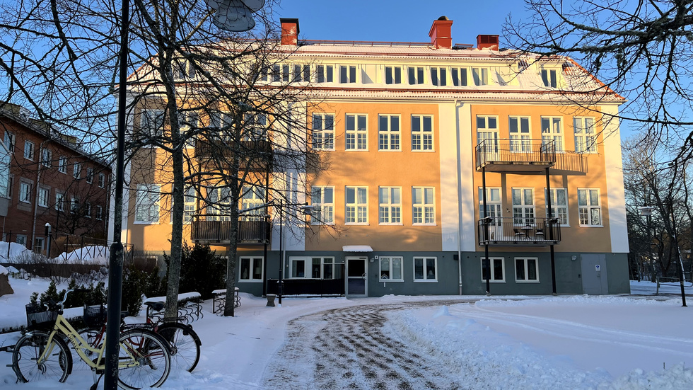 Mimerhuset vid Stora Torget i Hultsfred har 13 seniorlägenheter.