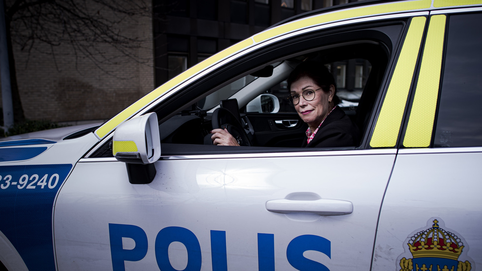 Polisförbundets ordförande Katharina von Sydow. Arkivbild.