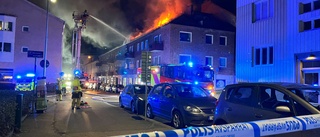 Jättebrand på Söder i Eskilstuna – många evakuerade
